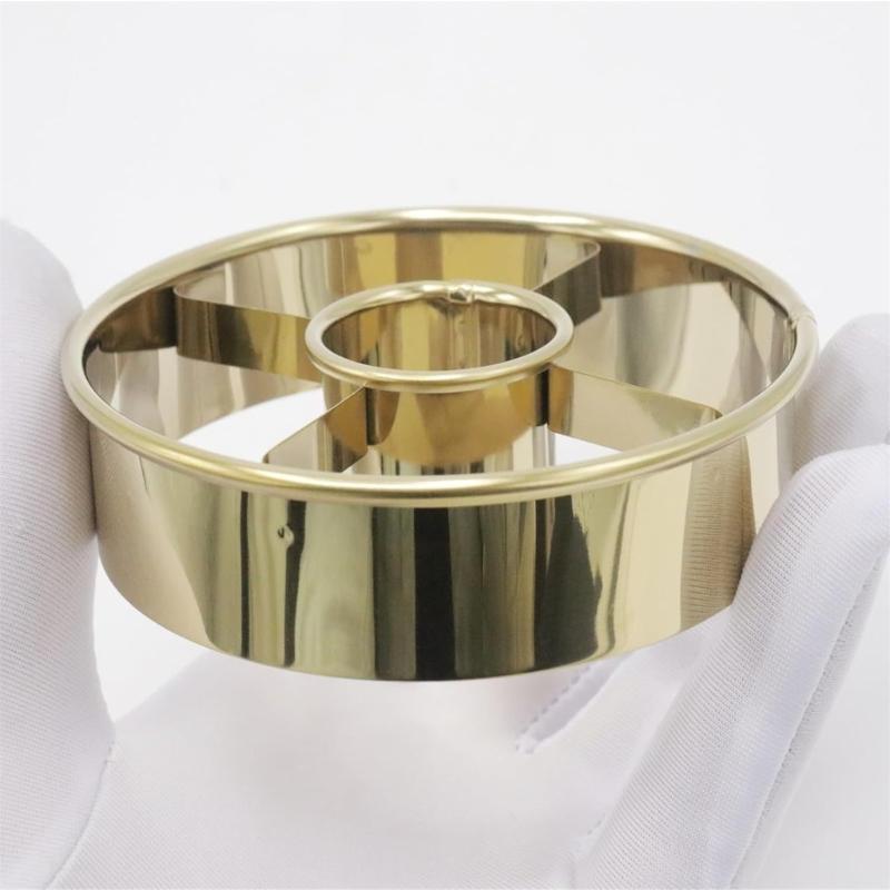 Set of 2 Commercial Stainless Steel Dessert Mold Cutters Baking Accessories Metal Texture Suitable for Baking Cookie
