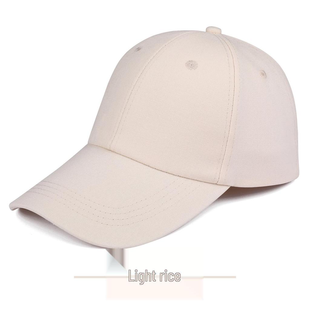 Customized Cotton Baseball Cap with Printed Logo for Men and Women - Duckbill Sun Hat for Work or Leisure.