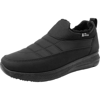 Radweather Snow Shoes for Men and Warm To the Toes with a Fleece Cold Weather Snow Boots Women, Lining, Water-Repellent, (Black, 24-Point Measurement,