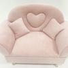 Dutch Velvet Sofa Shaped Jewelry Box Bracelet Doll House Furniture  Jewelry Store
