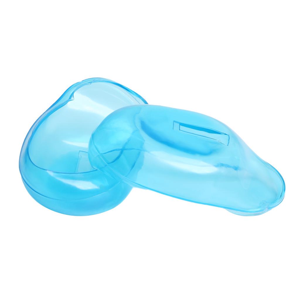 Tool Protect Blue Color Clear Silicone Noise Protector Salon Accessories Hair Dye Shield Ear Cover
