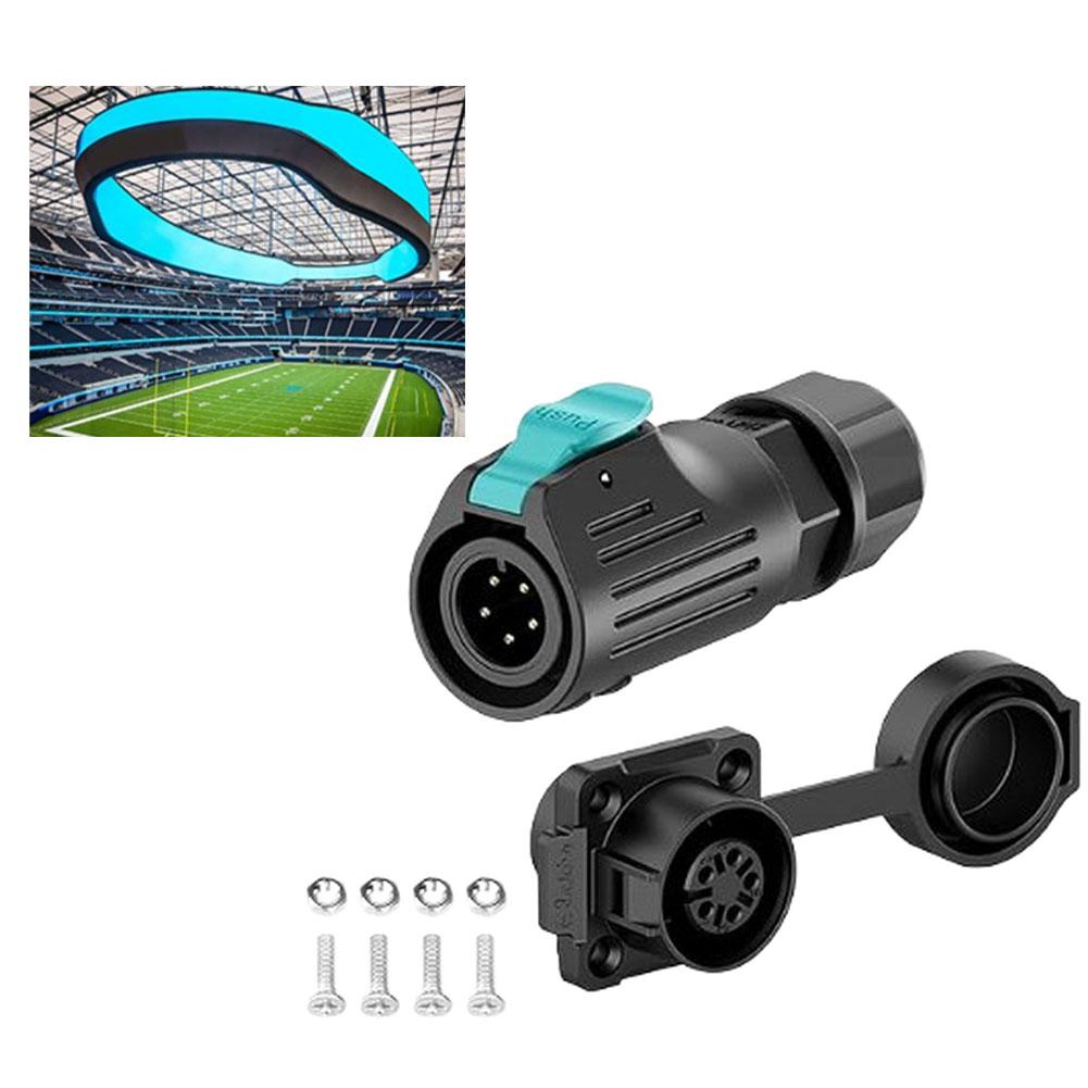 1pc Waterproof LP12 Connector Power Sensor 2-6Pin For Automation Equipment LED Lighting Electronic Devices Security Systems