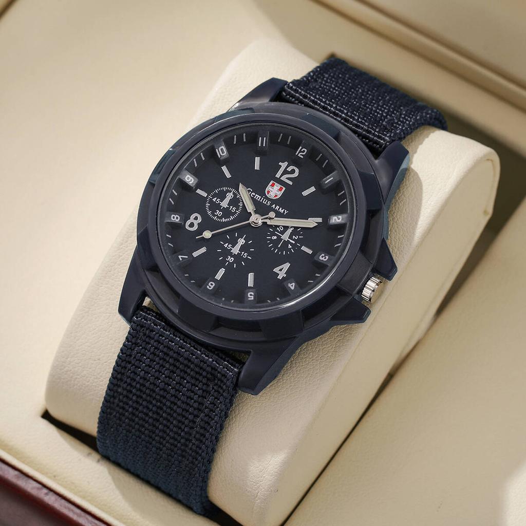 Men Military Watches Casual Nylon Band Mens Sport Quartz Watch Relogio Masculino Reloj Hombre