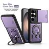 Compatible with Samsung S26 Ultra Sky Ring Window Phone Case, S26 Plus Stand, Shockproof S26 Protective Case