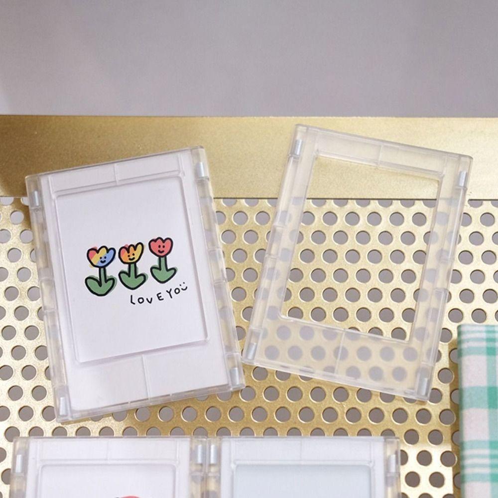 Acrylic Photo Frame Mini Card Display Stand Picture Frames  for Polaroid Photo Picture