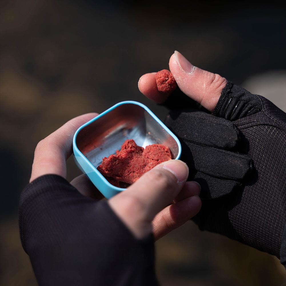 Outdoor Camping Small Fish Bait Storage Box Portable Eco-Friendly Moisture-Proof Tinplate Storage Box