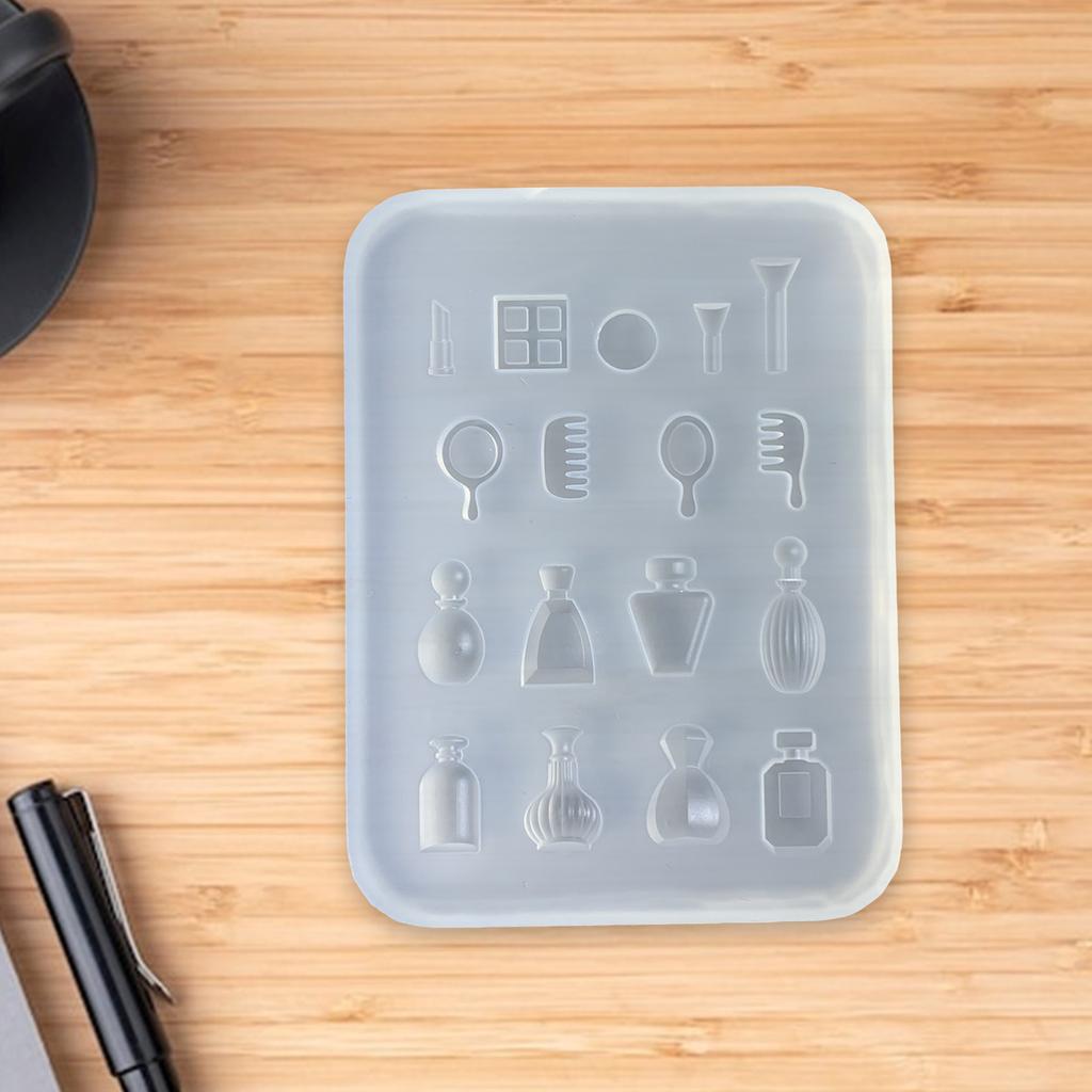 Flexible Silicone Molds Dressing Table Accessories Epoxy Resin Ornament Pendant Mould Practical Jewelry Making Tool