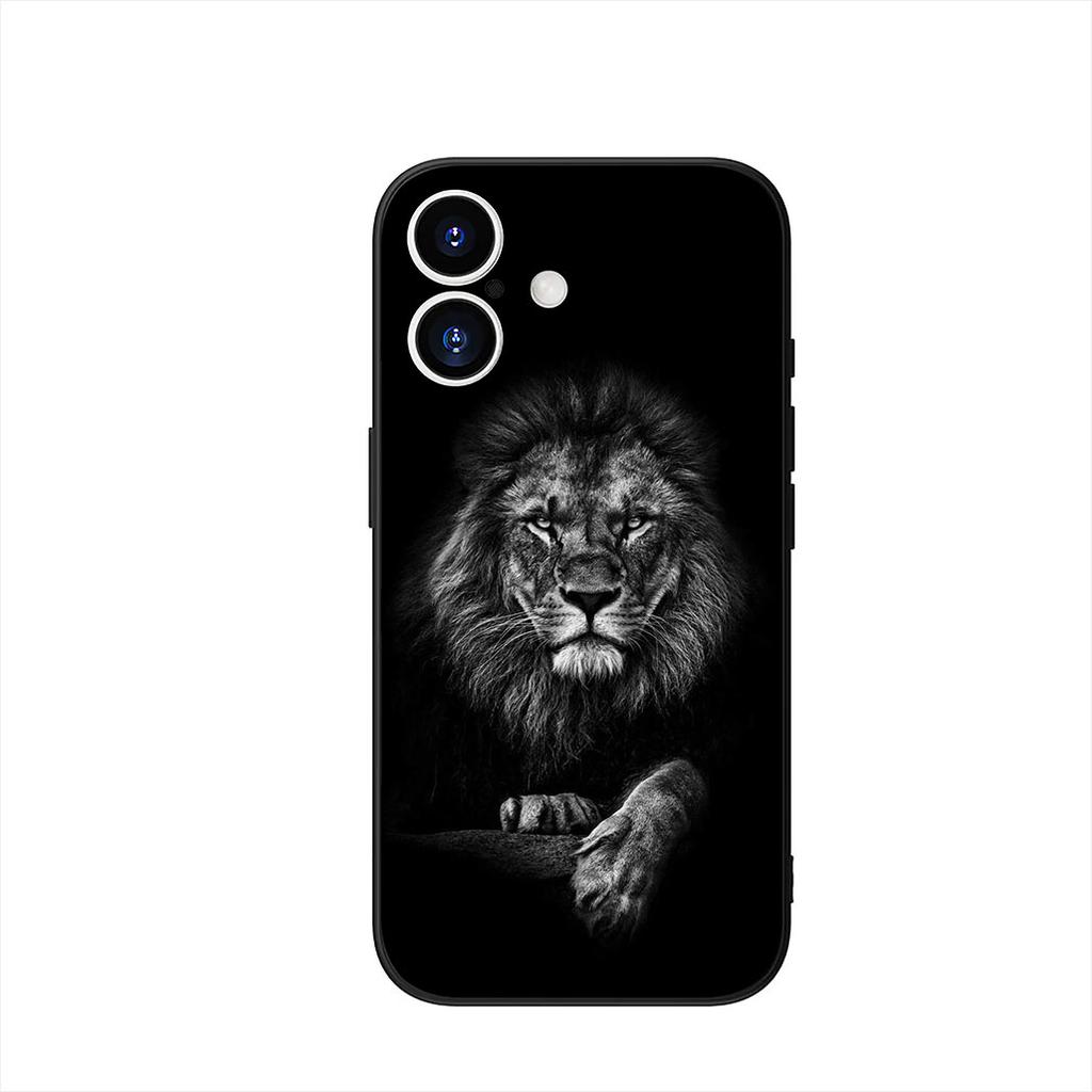 Cover for Motorola Moto G04 G13 G14 G45 G22 G23 G20 G32 G34 G35 G64 G82 G84 G53 G60 G72 E14 E15 E13 E22 E20 Case Lion Art Animal