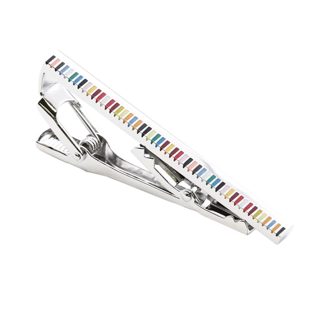 

Paul Smith Tie Pin Striped Tie Bar Tie Clip Silver TPIN ADEDGE 96 Men s [Item]