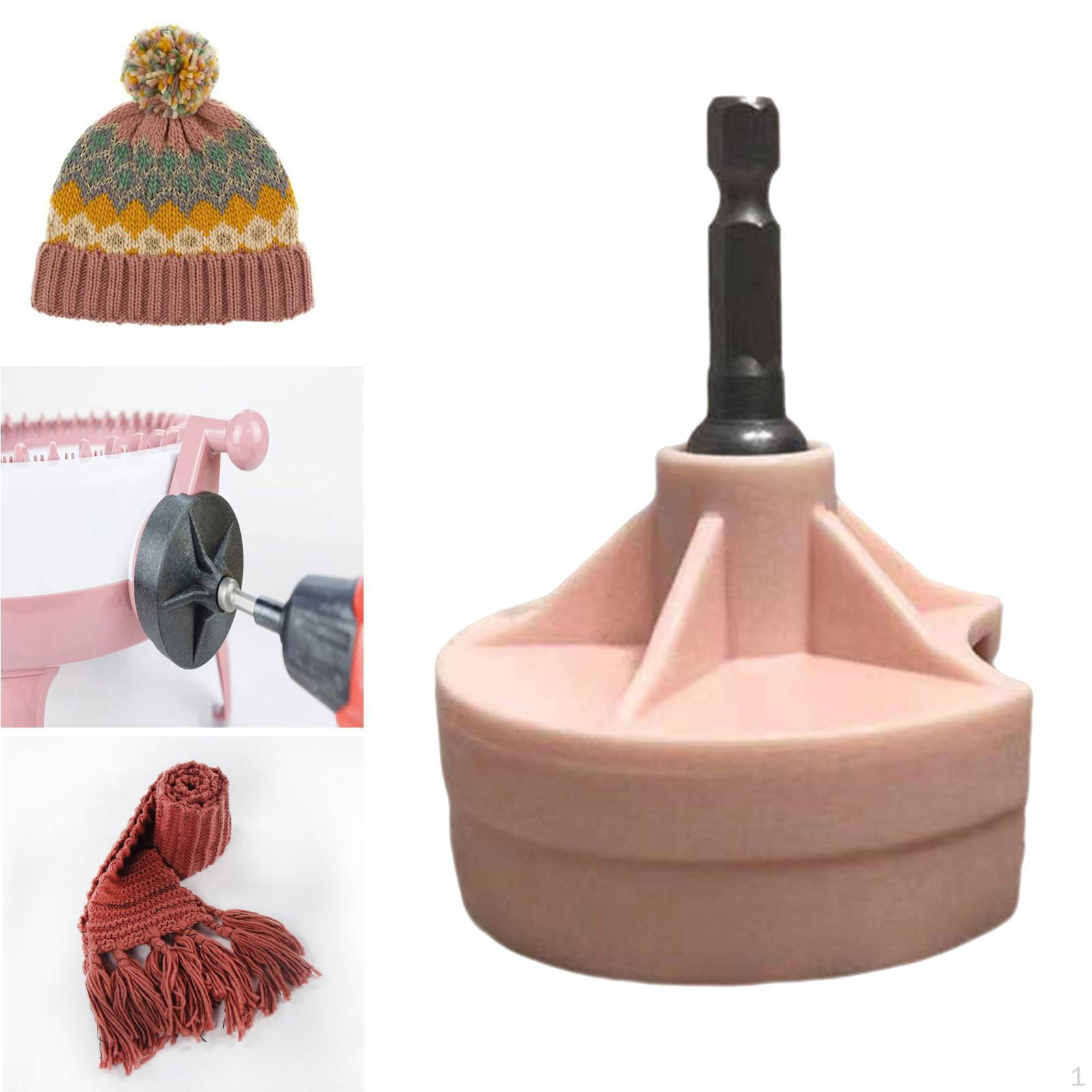 

Knitting Machine Power Adapter Crank Adaptor Accessories Screwdriver Attachment Sewing Tools for рожевий