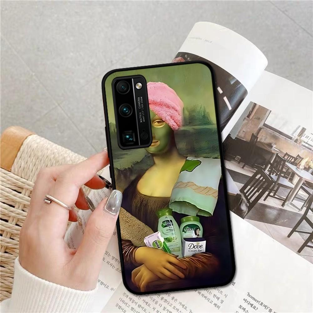 Mona Lisa Phone Case For Huawei Honor 10 Lite 9 20 7A 9X 30 50 60 70 Pro Plus Soft Silicone Cover