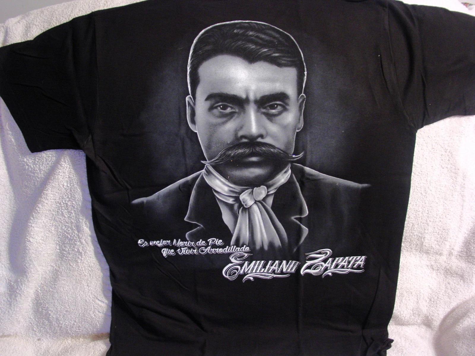 

EMILIANO ZAPATA ES MEJOR MORIR DE PIE QUE VIVIR ARRODILLADO MEXICO T-shirt XL