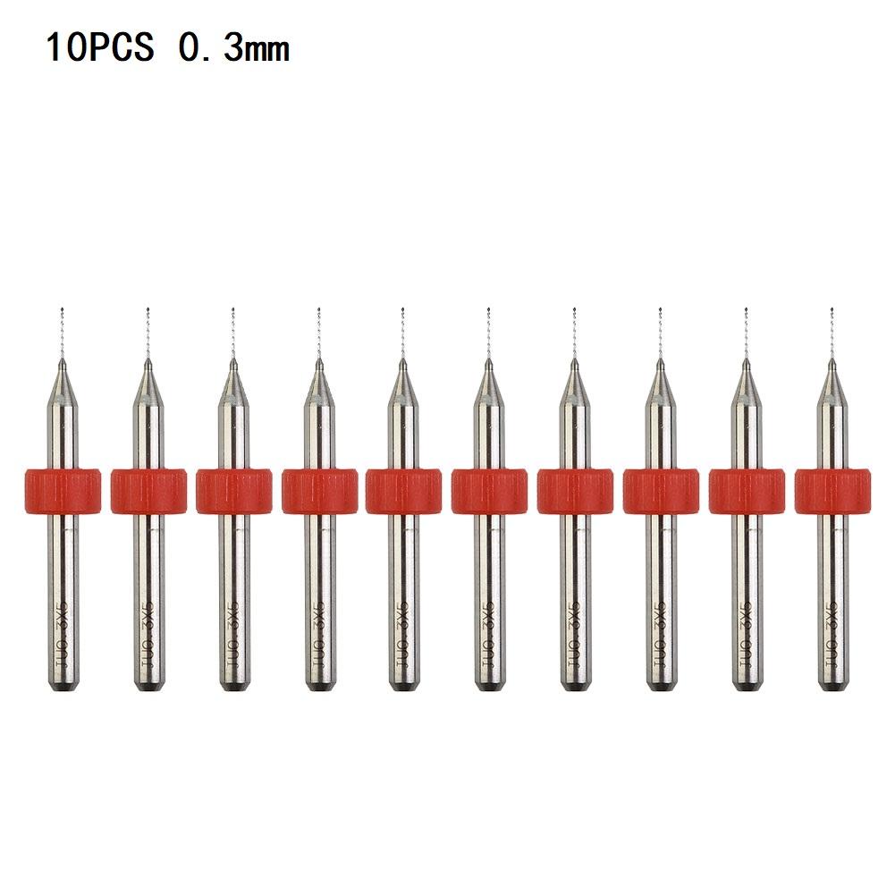 10 Piece Carbide Tungsten Steel Drill Bit Set For PCB Circuit Board
