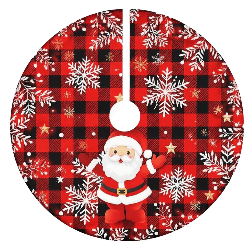 Snowman Christmas Tree Skirt Santa Claus Christmas Decorations Xmas Tree Foot Cover Christmas
