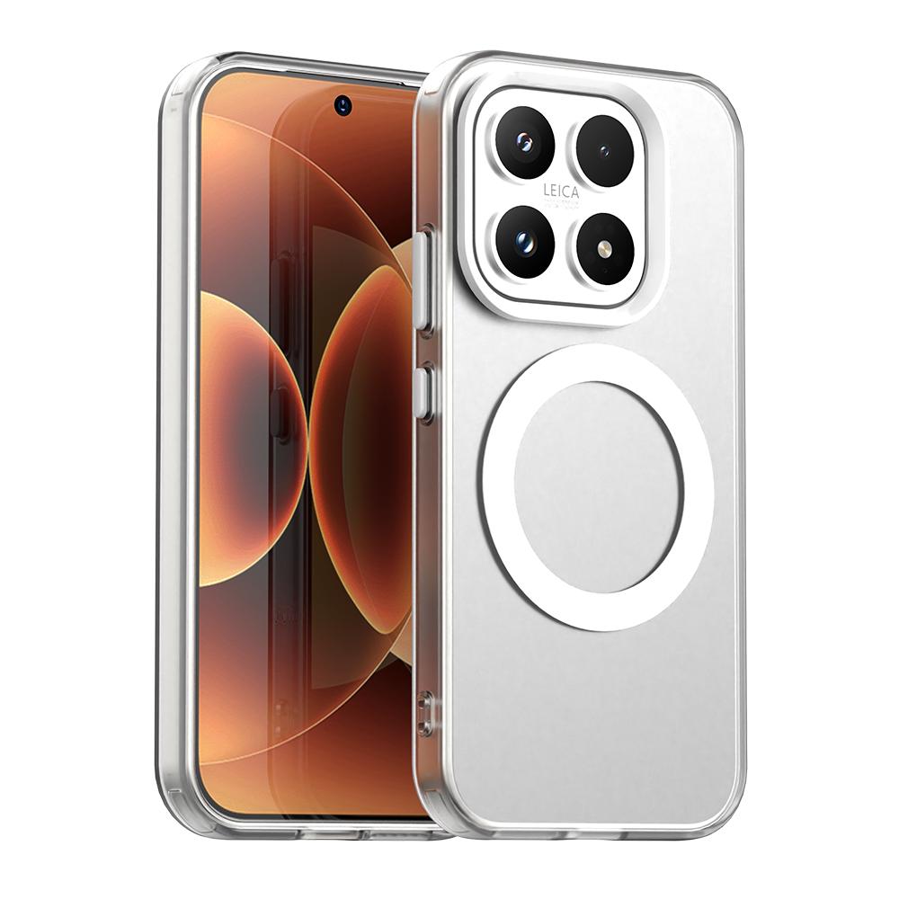 Matte Candy Magnetic Wireless Charge Transparent Case For Xiaomi 17 15T Pro Redmi Note 15 Pro Plus 15C Shockproof Phone Cover