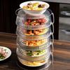 Multifunctional Plastic Food Cover Insulation Dish Cover Microwave Splatter Cover  Household
