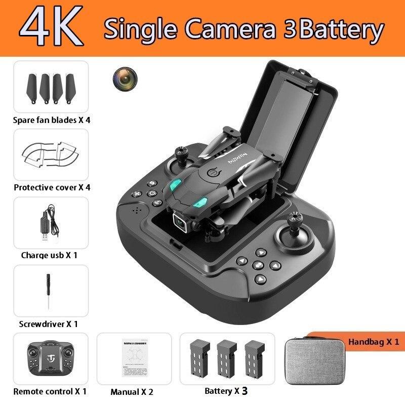 Neue S128 Mini Drone 4K HD Kamera Drei-seitige Hindernis Vermeidung Druck Feste Höhe Professionelle Faltbare Quadcopter Spielzeug