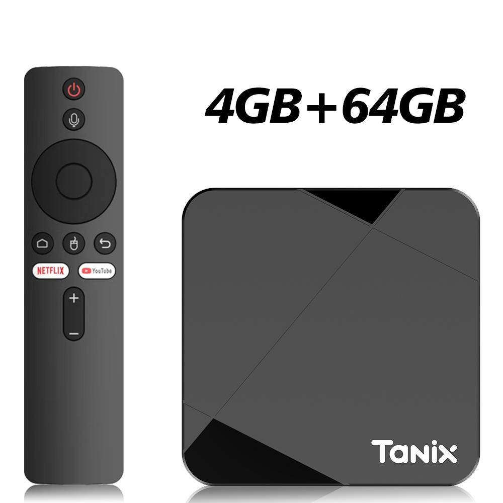 Tanix TX5 Android 14 Smart TV box Amlogic S905Y5 4GB 64GB 2.4G/5G Dual Wifi 6 AV1 BT Set Top Box DDR4 Media player