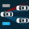 2Pcs Heart Blind Spot Mirror Car Frameless Side Mirror Blindspot Stick-on Car Convex Rearview Mirror Auxiliary Set Car Accessory