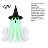 Leuchtende Veranda-Dekoration Elektrisch hebender Halloween-Geist mit Stimme/Fernbedienung, Interaktiver gruseliger Gartenbaum Spuk-Ornament Geist, Leuchtend