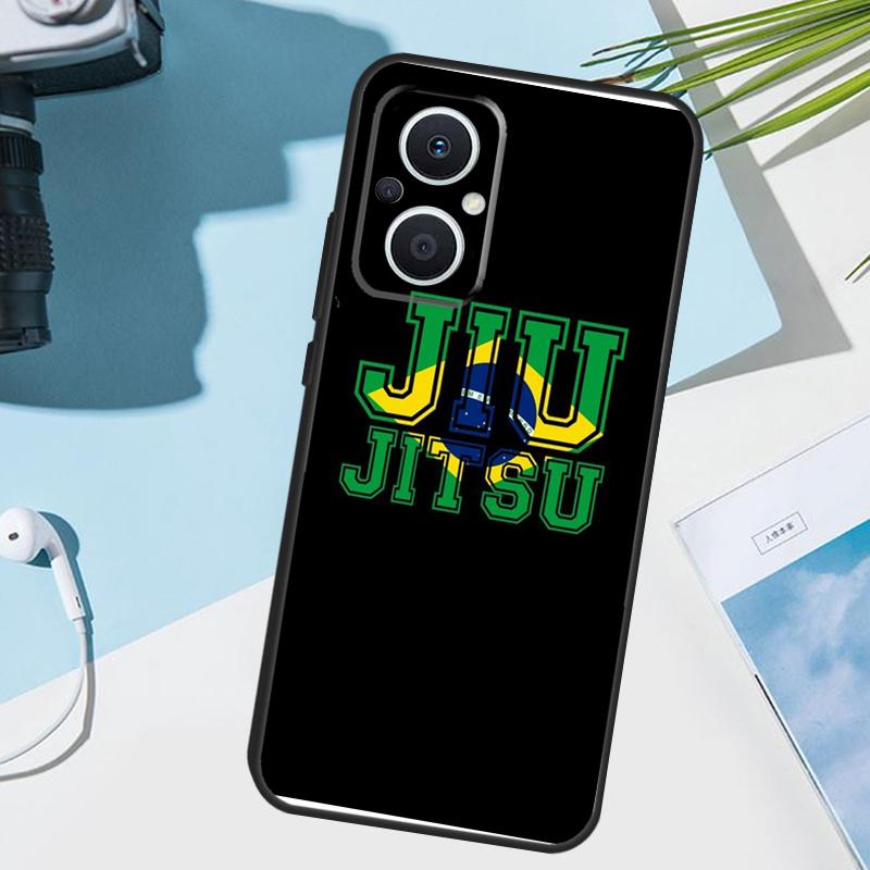 BJJ Brazilian Jiu Jitsu Case For OPPO Reno 12 F 13 13F 11 8T 7 8 10 Pro OPPO Find X8 X6 Pro X3 X5 Lite Cover Funda
