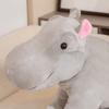 1 szt. 55/70 cm Kawaii Hippo Pluszowe zabawki Wygodna poduszka dla zwierząt Piękny hipopotam Peluche wypchane lalki dla dzieci Dziewczynki Prezent