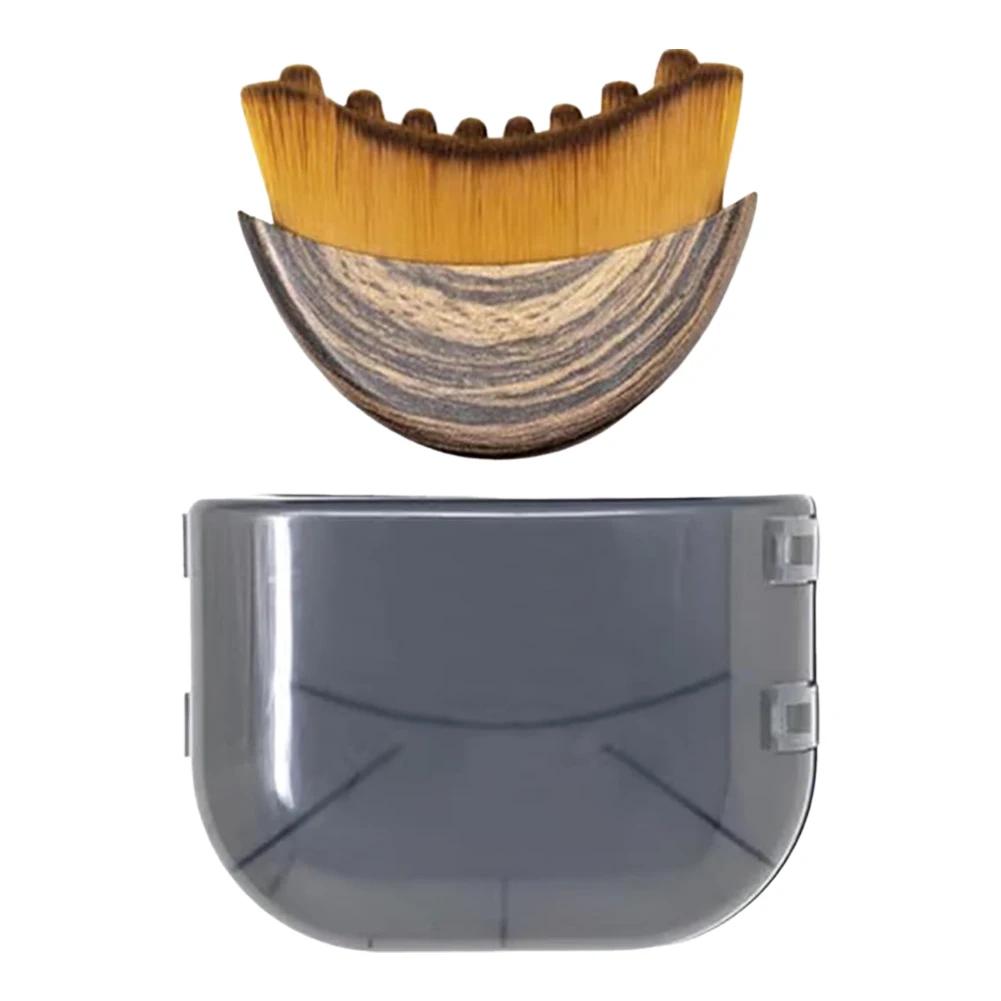 Face Sculpting Device Home Spa Gentle Exfoliation Brush Portable Dry Facial Brush Soft Bristles Contoured Lymphatic Massage Tool