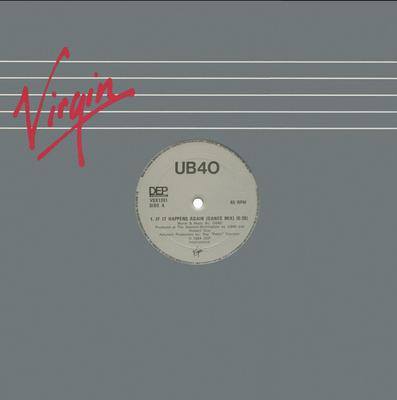 12-Zoll Schallplatte UB40 If It Happens Again VSX1241 DEP Internation 1984 Kanada Reggae Ska Dub Gebraucht