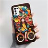 For ZTE Libero 5G III,  A202ZT Soft Silicone Black Case For ZTE Libero 5G II, A103ZT Popular Pattern Panda Shockproof Shell