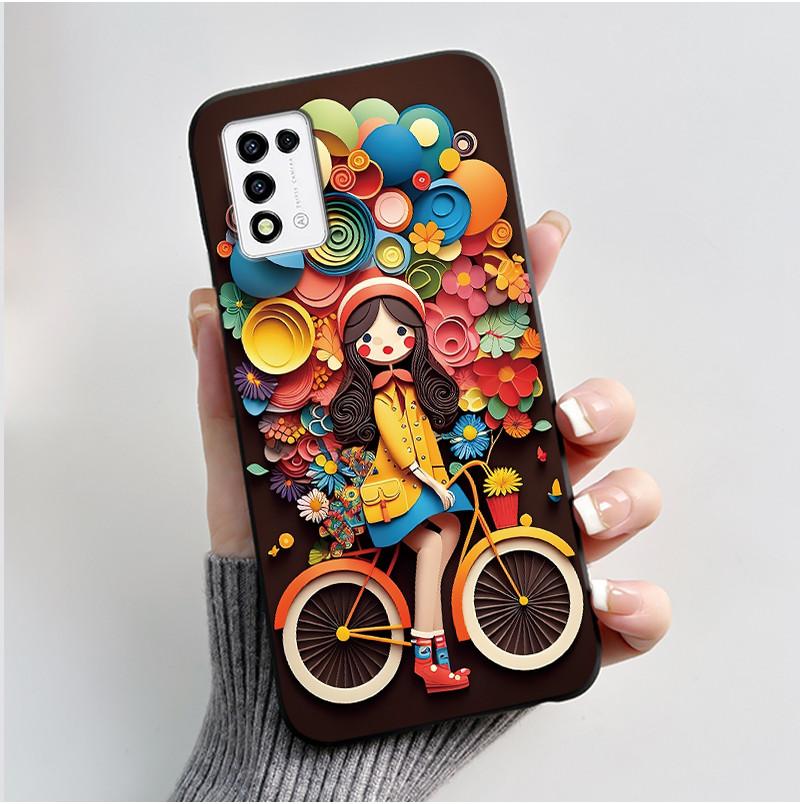 

For ZTE Libero 5G III, A202ZT Soft Silicone Black Case For ZTE Libero 5G II, A103ZT Popular Pattern Panda Shockproof Shell ZTE Libero 5G II