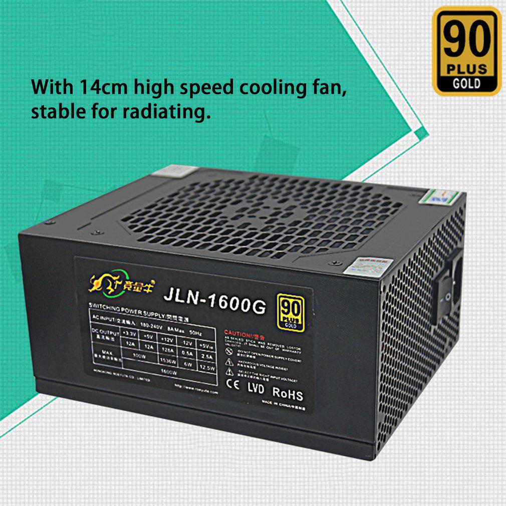 Buy Roeyuta JLN1600G 1600W Miner Power Supply for ETH ATX Switch Power
