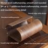 Elegant Facial Tissue Cover for Bedroom Box Holder, Natural Wood Storage Organizer, Decorative Rectangular Practical Napkin Holder Living Room