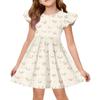 Girls' Summer Princess Dress - A-Line T-Shirt Dress Easter Day
