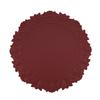 Imitation leather placemat PVC mat Nordic style 18cm round plate mat hotel creative edge pressing plate mat coaster