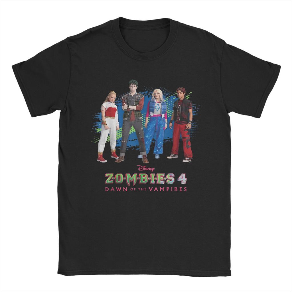 Zombies Characters T Shirt for Men Women Cotton Vintage T-Shirts Crew Neck  Tees Short Sleeve Clothes Big Size