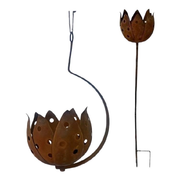 Flower Candle Stake Home Decoration Lamp Room Camping Light For Exterior Interior Home Outdoor Decoration