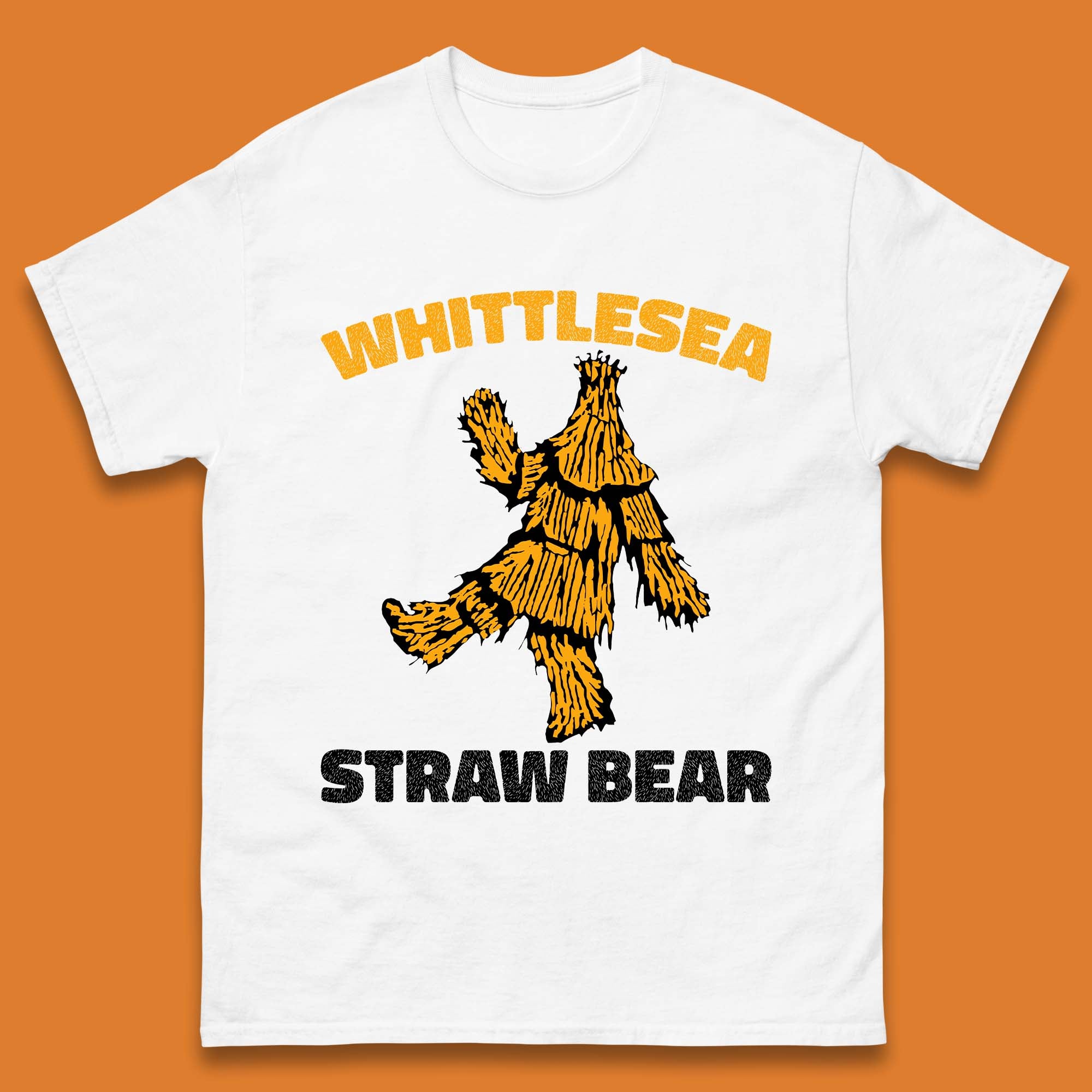 Whittlesea Straw Bear Mens T-Shirt Womens Tops Tees 2XL