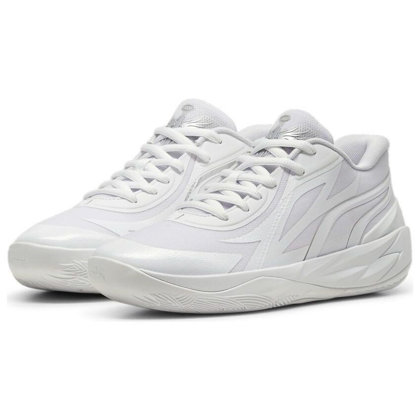 Puma MB.02 Lo Triple White Men Sneakers Silver 379419-01