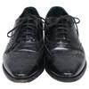 CELINE 19Stainless Steel Jacno Full Brogue Inner Wing Leather shoes 37 blackUsed