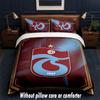 Trabzonspor FC Design Sada povlečení na postel 1 povlak na přikrývku + 2 povlaky na polštář Měkké prodyšné domácí povlečení