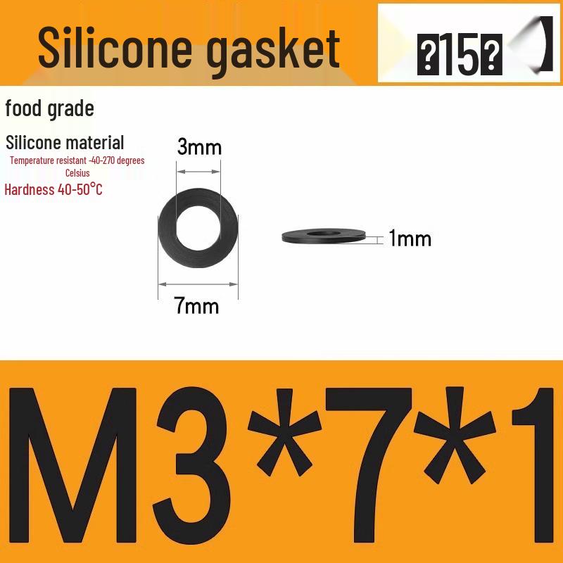 Silicone High-Temp Waterproof Gasket & Shock Absorbing Seal Pad