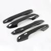 For Kia Sorento MQ4     Car Carbon Fiber Exterior Door Handle Bowl Moulding Cover Trim Sticker Decor Accessories