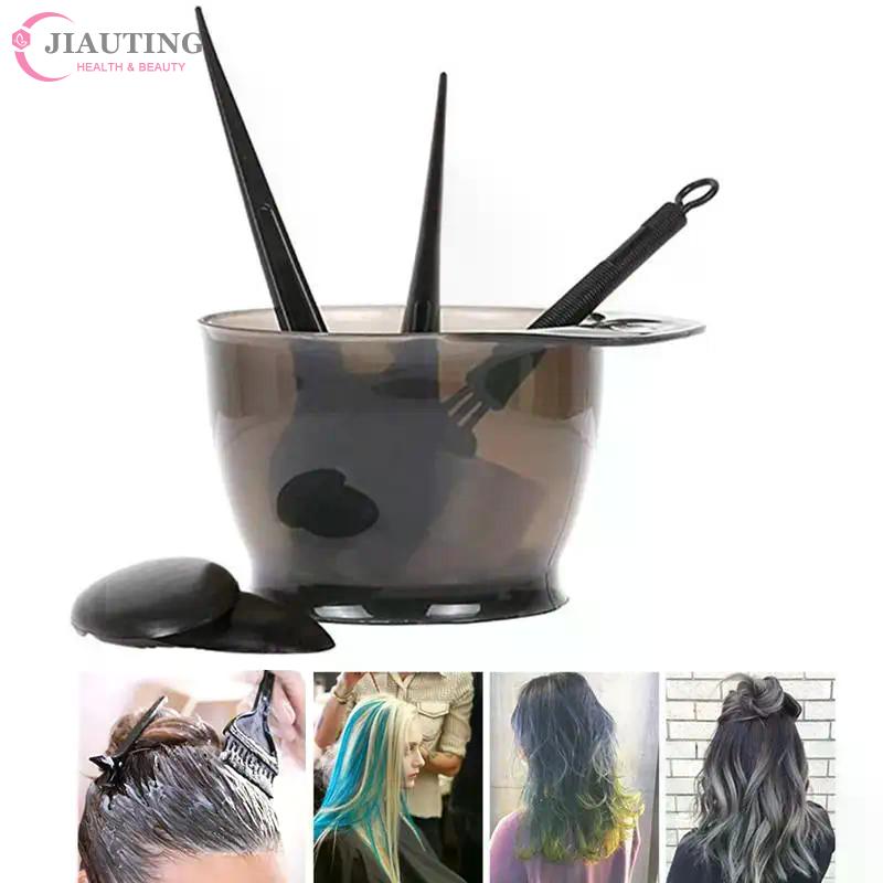 Professional 5-11pcs Hair Coloring Kit Highlighting Tools Comb Brush Dye Folding Bowl Earmuffs For Barber Beauty Salon Home Use