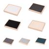 48 Grids Earrings Display Tray Velvet Ring Earring Holder Simple Wood Rings Tray  Home