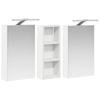 Bathroom Cabinet Set 3 pcs 80 x 10.5 x 50 cm Particleboard