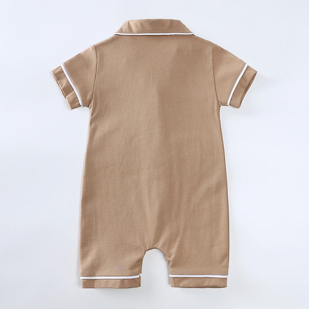 Newborn Summer Romper - Short Sleeve Baby Onesie