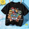 Paw Patrols Girl Boys T Shirt Cartoon Skye Short Sleeve Tops Summer Kids Korean Clothes Baby Casual Tees Cute Birthdays Gifts