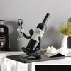Creative Abstract Character Red Wine Rack Storage Ornament Wine Bottle Holder Home Decoration for Liviingroom Kitchen Organizer