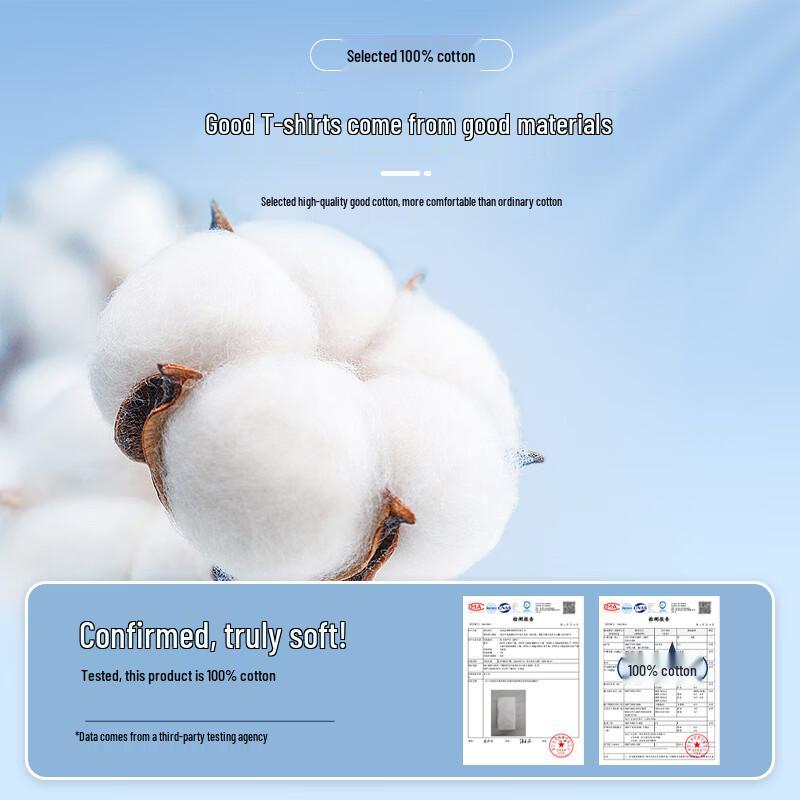 Damen Kurzarm-T-Shirt aus reiner Baumwolle