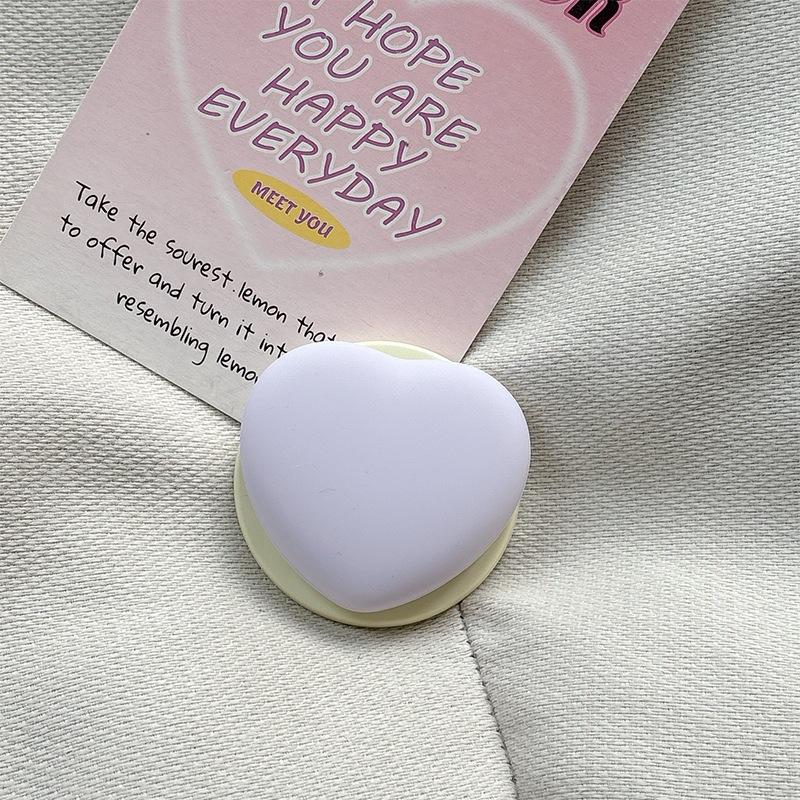 Mobile Phone Airbag Holder Magnetic Suction For Apple Magsafe Ring Simple Love